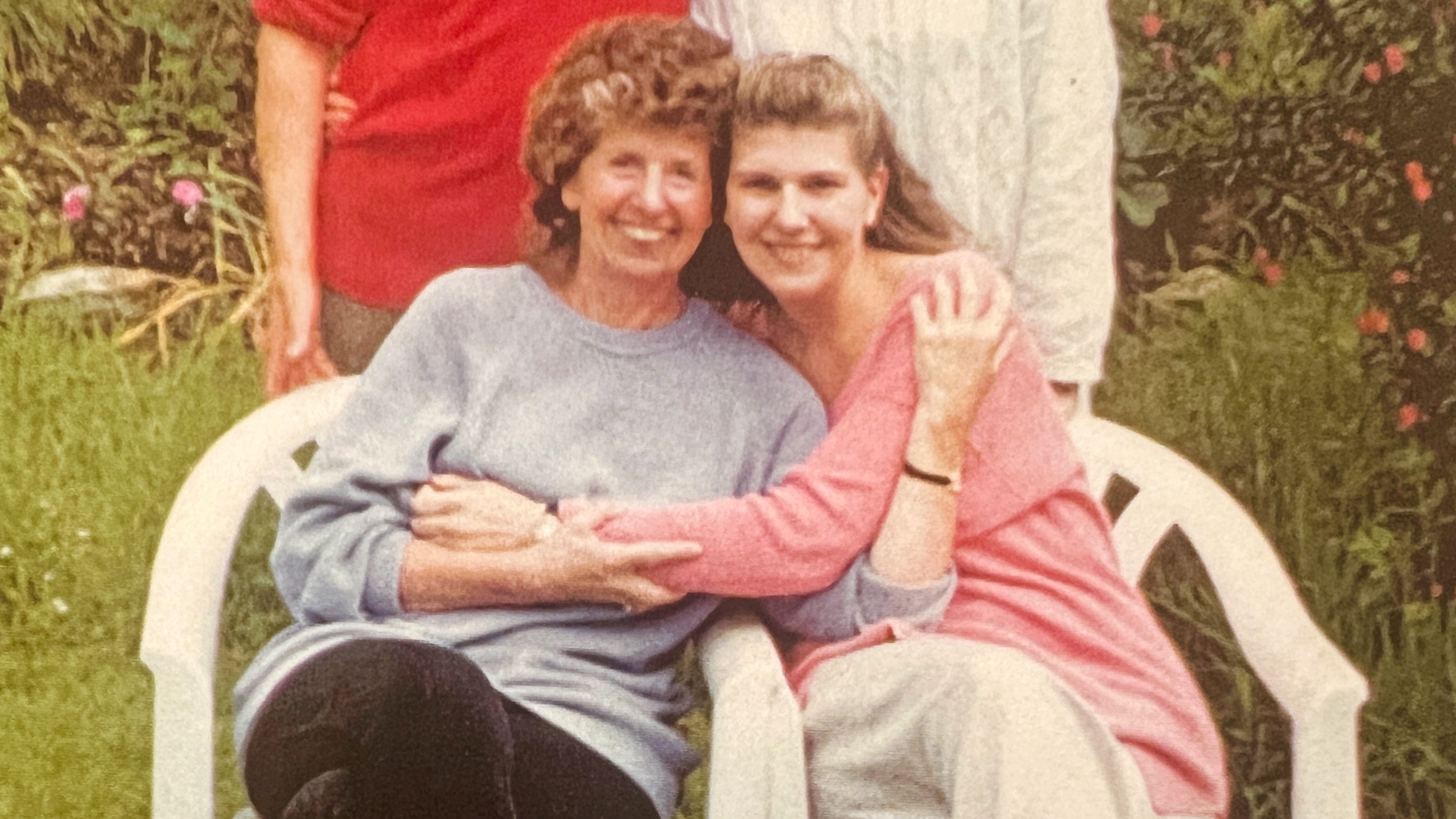 Me and my mum, before everything changed.